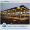 Long Span Light Type Prefab Steel Grid Gas Station Roof