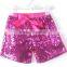 2015 new arrival pageant dance shiny adorable kids sequin shorts M5062408