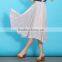 Latest long skirt design 2016 Ladies Slim Grace Long Chiffon Skirts,Hot Sale Fashion Long Chiffon A-line Skirts For Women