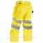 Cotton hi vis safety engineer welder cargo reflective work pants