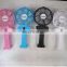 Manufacturer cheapest led handheld usb portable rechargeable mini fan cooler for camping