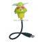 Hot sale cartoon mushroom mini usb fan toy six style mixs