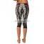 2015 Yihao Women Fashion Tiger Print Fitness Gym Yoga Wear Capris Pants