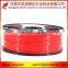 Red 0.05mm Tolerance 1.75mm PLA ABS 3d printer filament with plastic rods