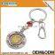 2016 top quality personalized Souvenir spinning Keychain