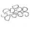 21mmx15mm Silver D Ring Metal Shoes Buckles Clips For DIY Shoe Bag Belt