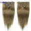 free sample for black/white women,clip in hair extension clip,clip in cheap human hair extension price