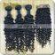 No Synthetic Malaysian Human Hair Bundles Deep Curly Made In China