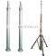 12m steel portable telescopic antenna tower
