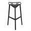 modern cheap stackable metal industrial bar stool