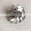 RHF5 reverse  54.50/70.00mm 7+7 blades High performance Turbo milling/aluminum 2618 /billet compressor wheel