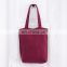 Excellent quality Burgundy Red Linen tote bag with handle, Linen Shopping Bag, Linen Shoulder Bag