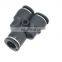 plastic three way connector 45 degree y branch pipe fitting lateral tee