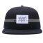 Custom blank woven label cap snap back hat