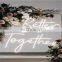 Indoor/Outdoor Waterproof  wedding neon sign with words logo designle