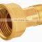 T2061 High Quality brass fitting for gas pipeline en331 Thread Fitting thread brass  adapter