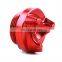 china precision CNC machining part aluminium shaft anodizing different color
