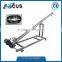 Powder feeding machine with vibrating square hopper