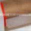 Systems 1*1/4*4/10*10 hole teflon mesh belt conveyor brown with bull nose joint high temperature made in China high quality