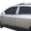 Chrome door visor side window deflector shade sun rain shield silver strips guard for Hyundai Tucson
