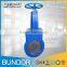 chemical industry high quality manual operated wafer lug pn16 cast iron knife gate valve