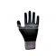 SUNNYHOPE High Quality Micro Foam Nitrile With Nylon Liner Palm Coated Gloves Dotted Gloves