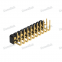 Dnenlink 2.54mm pitch Dual Row H2.5mm Right Angle DIP PogoPin Connector