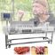 High efficiency automation kebap skewer machine with cutting and wearing function