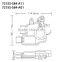 Auto Power Door Lock Actuator Rear left Fit For Hond a Accord