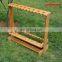 Wholesale 12holes-26holes fishing rod display stand, wooden fishing rod rack, fishing rod rack