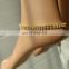 High quality Fashionable gold and silver 18K Gold Plated Crystal rhinestone diamond anklet feet for women Wholesale/