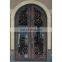 Various wrought iron main entrance double grills doors design