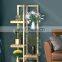 K&B modern cheap new design home decor solid wood white flower pot stand