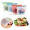 Popular reusable eco-friendly food grade silicone bag for fruit and meat