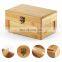 Bamboo Wooden Gift Box Natural Wooden Storage Box Custom Handmade Box Wood