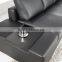 sofa furniture foshan black and white leather sofa