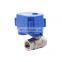 CWX-15N stainless steel brass BSP NPT motorizedvalve 5v 12v 1/4inch 1/2inch 3/4inch 1inch ball valve