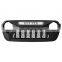 Front Bumper With LED Light Grille For Jeep Wrangler JL/JT 2018-2021 New Product JL Auto Mesh