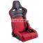 Red Sports Car Seat Adjustable Cloth and Pvc Racing Seat With Single Adjustor JBR1064 Car Seat