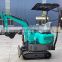 EURO5 Engine China 0.8 ton 1 ton mini micro digger hydraulic micro digger hammer mini excavator for sale