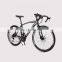Mountain bike 700C bicycle curved handle road racing cross country adult bicycle men's and women's double disc brake variable sp