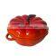 Cast Iron Cookware Orange Enamel Pumpkin Casserole Pot
