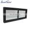Superhouse black/white  aluminum sliding window bullet proof Double toughened/tempered glazing Single toughened/tempered glazing