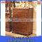 antique wooden chest of drawers, wall cabinet high with carving