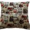 car landscape taperstry cushion cover