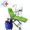 HC-L050 low price Portable folding dental chair unit with air compressor for dental clinic
