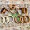 Hot Sale Diagonal Stripe Round handwoven wicker rattan bracelets High Quality cheap wholesale