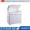 BD-420 large capacity solid door chest freezer with lock