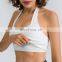 New Style Halter Neck Sports Bra Sexy U Neck Backless Yoga Bra Women Gym Fitness Outdoor Physical Running Yoga Bra Top