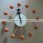 popularoriginal quality walnut balls wall clock